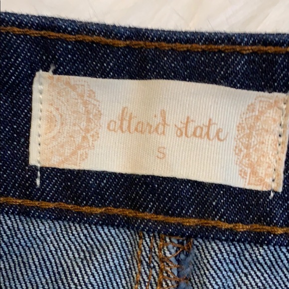 NWT Altar’d State Dark Wash Denim Skirt - Picture 7 of 8